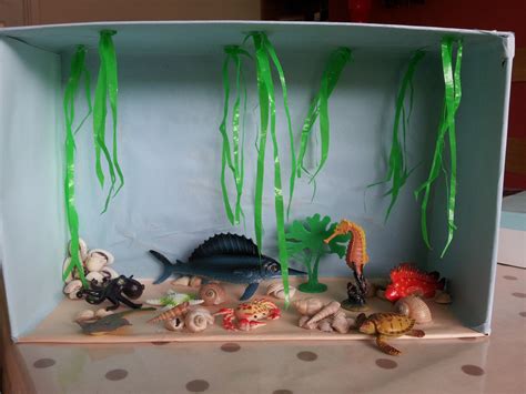 Pin by jan DICHARRY on Ocean Themed Crafts..My Favorite | Recycled art projects, Shoe box crafts ...