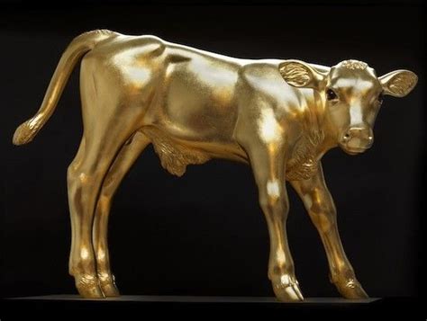 Golden Calf Yard Sculptures, Sculptures For Sale, Animal Sculptures ...