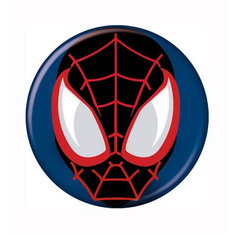 Spiderman Miles Morales Mask Button