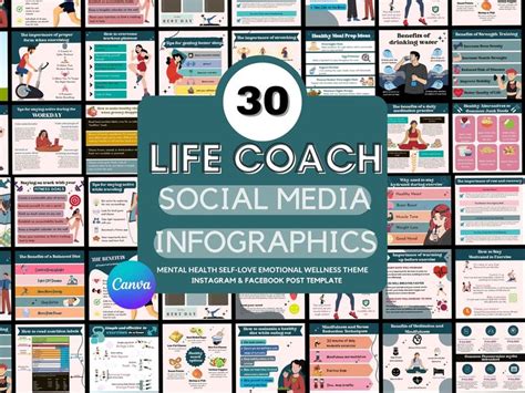 Infographic Life Coach Templates Instagram Templates - Etsy in 2023 ...