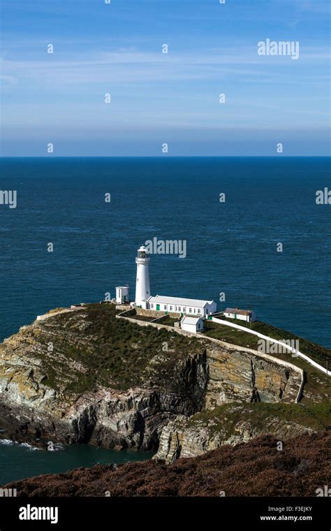 South Stack Lighthouse Stock Photo - Alamy