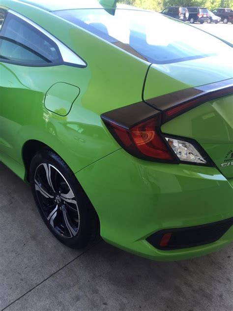 Energy Green 2016 Honda Civic Coupe Touring Turbo