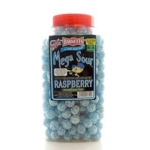 Barnetts Mega Sour Blue Raspberry British 3kg - Pacific Candy Wholesale