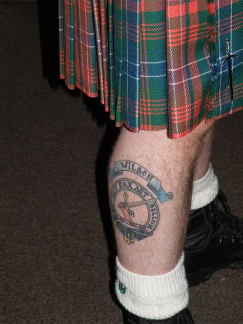 Wilson Clan Crest Tattoo | Dumfries, 23rd March, 2012. | Flickr