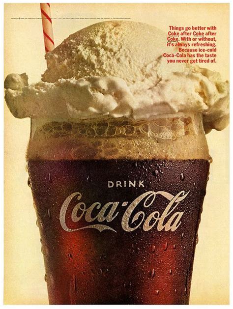 Coke Float | Coca cola vintage, Coca cola ad, Cola