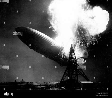 Hindenburg Disaster, 1937 Stock Photo - Alamy