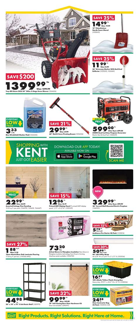 Kent Building Supplies Flyer December 15 to 21