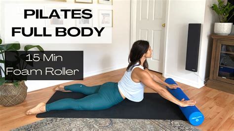 Pilates with Foam Roller//15min at-home - YouTube