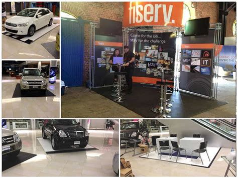 Showroom & Trade Show Floor Pictures - Event Graphics in use - Made in USA