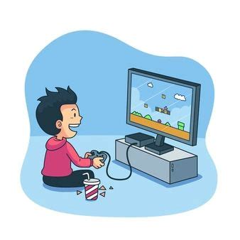 Play Computer Games Clipart