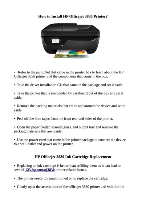 How to Setup HP Officejet 3830 Printer? by Jack Leach - Issuu