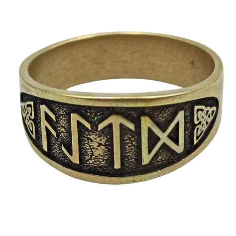 Norse runes custom ring rune jewelry for men and women – WikkedKnot jewelry