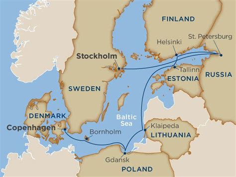 Itinerary and Ports - Baltic Delights | Baltic sea cruise, Baltic cruise, Cruise