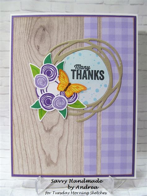 Savvy Handmade Cards: Many Thanks Card - TMS #553