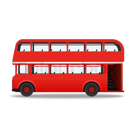 London red bus vector illustration ... | Stock vector | Colourbox