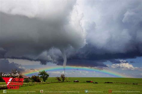 Astounding image of rainbow intersecting a tornado / Boing Boing