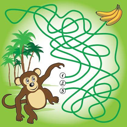 Monkey maze game Clipart | +1,566,198 clip arts