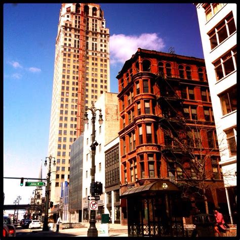 Wright-Kay building + Broderick tower I Lower Woodward Corridor I Detroit | Detroit rock city ...