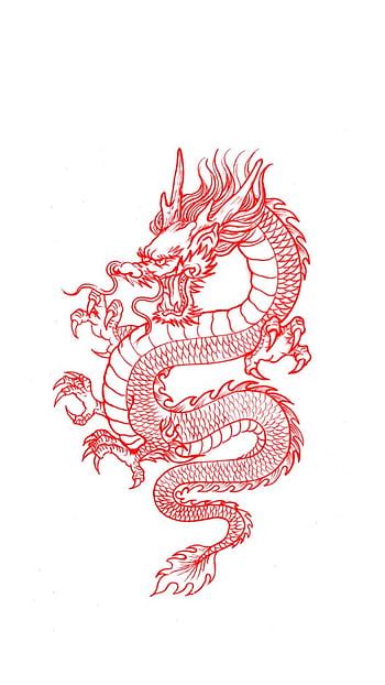 Top more than 79 red dragon tattoo outline - in.coedo.com.vn