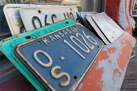 Old embossed Kansas license plates to be replaced if funds secured