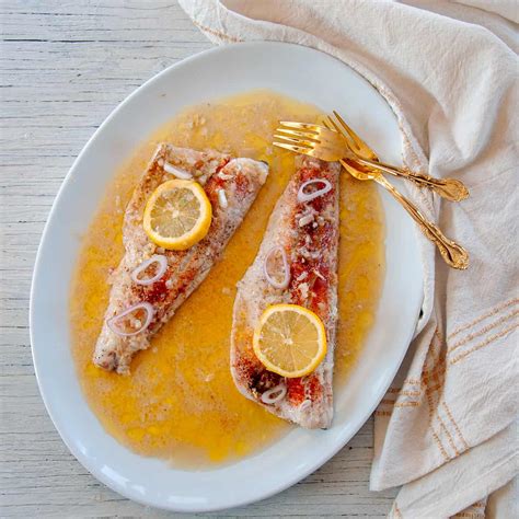 Baked Walleye with White Wine Sauce - Ramshackle Pantry