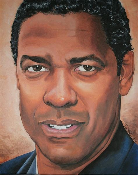 Denzel Washington Painting by Timothe Winstead - Fine Art America