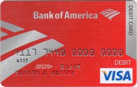 Bank Of America Debit Card - search