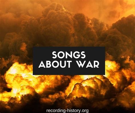 10 Best Songs & Lyrics About War: Songs About Armed Conflict, Protest