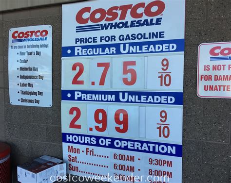 Current Costco Gas Prices (March 12, 2017 - Redwood City, CA) | Costco Weekender