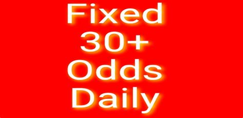 Fixed 30+ Odds Daily - Latest version for Android - Download APK