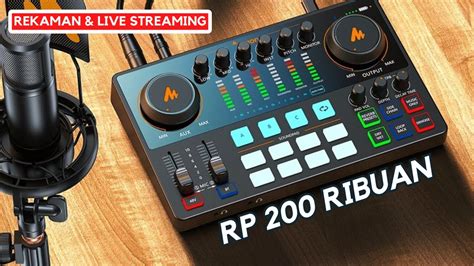 10 Rekomendasi SOUND CARD Murah TERBAIK 2023 | Audio Interface Live Streaming, Rekaman, Karaoke ...