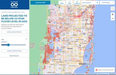 Map Tool Gives Grim Look at Sea Level and Flood Impact on Coastal Areas - Insurance head