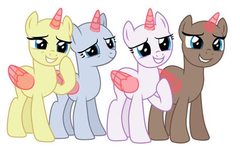 Group Base 2 by DragonChaser123 | Mlp base, My little pony drawing, Drawing base