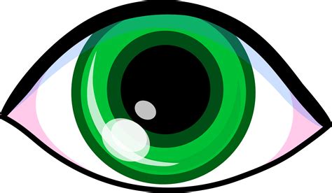 Green Eye Design - Free Clip Art