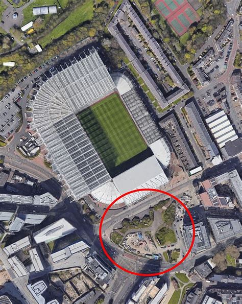 Newcastle confirm plan for new fan zone behind St James' Park in Strawberry Place, as Magpies ...