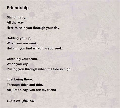 Poems For A Good Friendship - Infoupdate.org