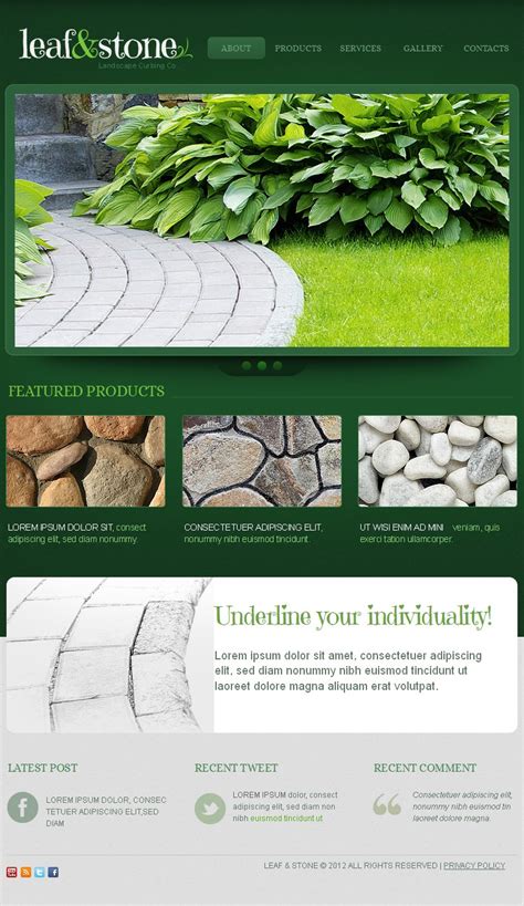 Landscaping Website Templates | Weblium.com