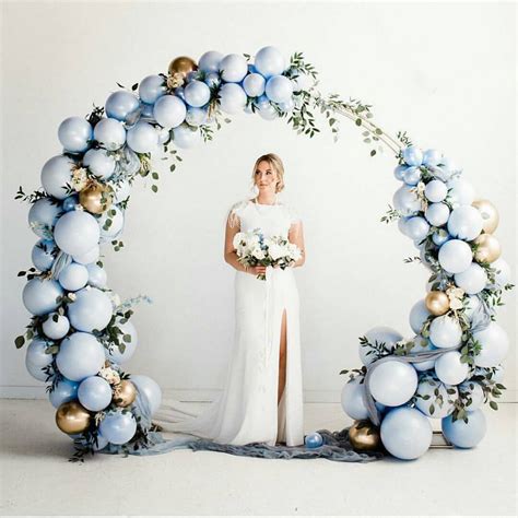 Gorgeous Wedding Balloon Ideas - DIY Dusty Blue Chalk Matte Balloon ...