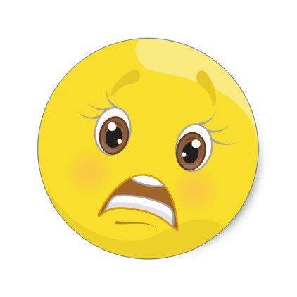 #Worried Emoji Stickers - #cute #gifts #cool #giftideas #custom Emoji Pictures, Emoji Images ...