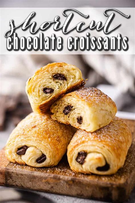 Easy Pain au Chocolate: simplified chocolate croissants -Baking a Moment