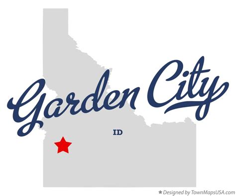 Map of Garden City, ID, Idaho