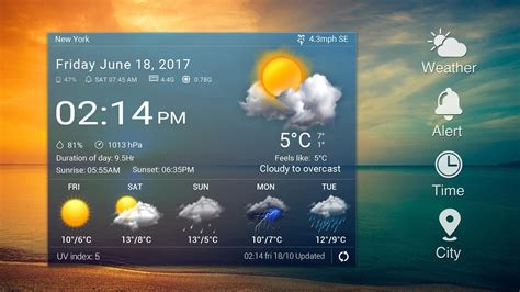 Home screen clock and weather,world weather radar APK for Android Download