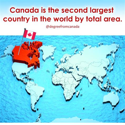 #InterestingFact Canada is a country in the northern part of North America. Making it the world ...