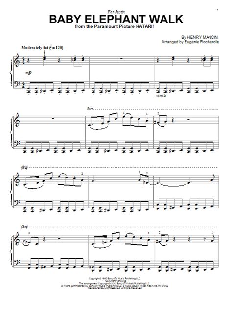 Baby Elephant Walk | Sheet Music Direct