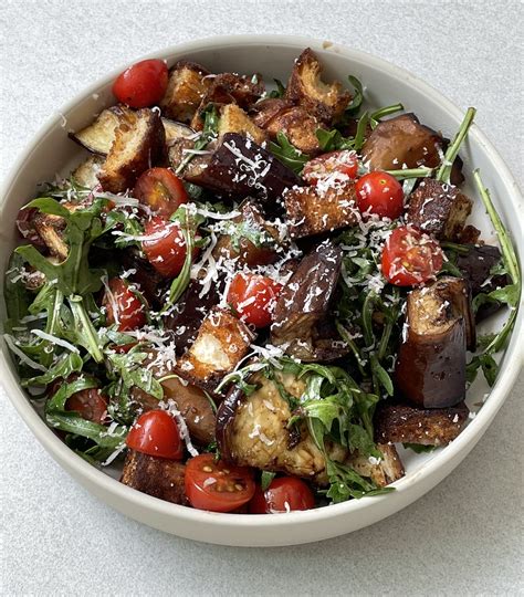 The BEST Roasted Eggplant Salad | Bakereeve