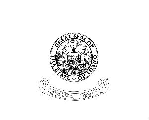 Idaho State Flag Coloring Page