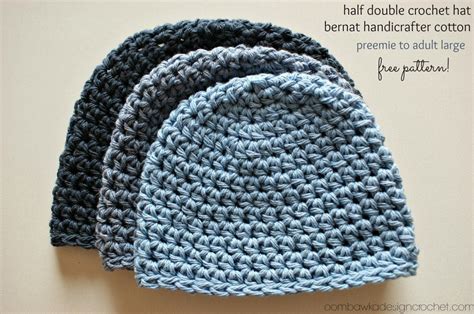 Half Double Crochet Hat Pattern #2 Free Pattern • Oombawka Design Crochet