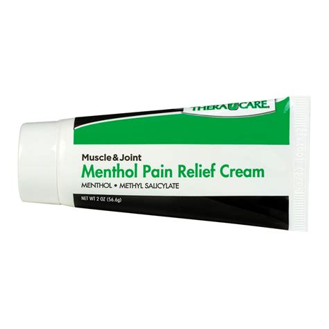 Menthol Pain Relief Cream (2 oz)-18464