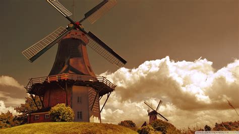 🔥 Free download Windmills In The Netherlands Wallpaper 1920x1080 ...