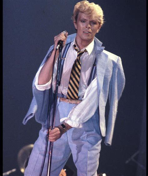 80s-era David Bowie. #1980sFashion #DavidBowie #DavidBowieForever #DavidBowieBirthday #Music # ...